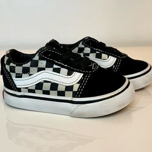 Vans Black and White Checkered Sneakers